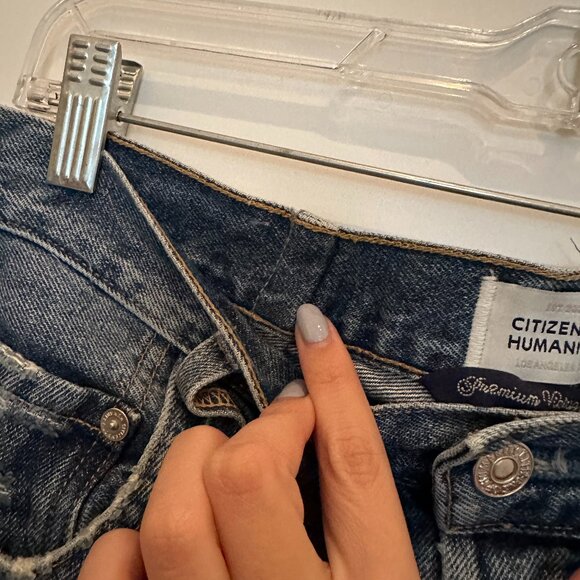 Citizens of Humanity Womens Horseshoe Jeans Magnolia Barrel Jean Size 27 - Picture 7 of 8